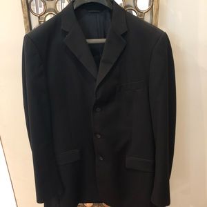 Burberry Black 3-button suit jacket